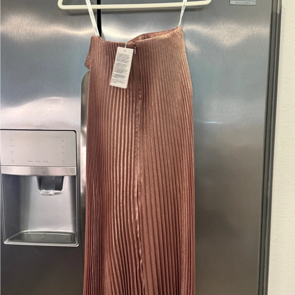 Pleated Maxi Dress in Dusty Rose - Picture 9 of 16